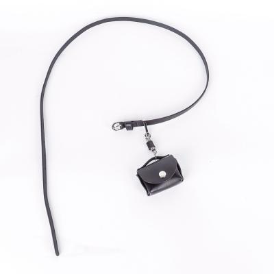 China 2021 Fashion Customized Logo Mini Metal Buckle Belt Adjustable Earphone Ladies Black Belt Bag Small for sale