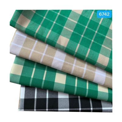 China Good Quality Organic Hot Selling Yarn Dyed Woven TR Polyester Spandex Fabric for sale