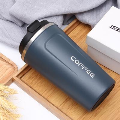 China PORTABLE hot sale 510ml stainless steel mug, food grade material thermos mug with lid, business coffee drinkware for sale