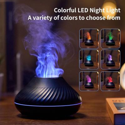 China 3-in-1 Smart Flame Diffuser: Aroma Therapy + Humidifier + Mood Light for sale