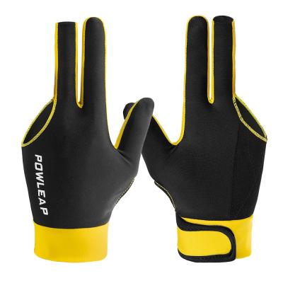 China Large Handle Billiards Shooter Snooker Open Finger Pool Cue Glove Glove Accessories Non-slip Light Left Hand Gloves 3 for sale