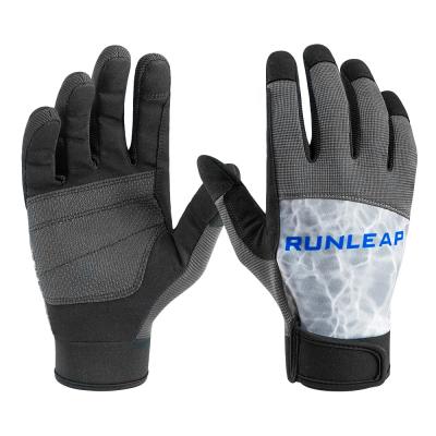 China Custom Anti-impact Sailing Gloves Full Finger Breathable Kayaking Paddling Water Activities Kayaking Windsurfing Gloves for sale