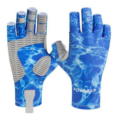 China Lightweight Best Summer Anti Slip Fishing Gloves UV Protection Sun Fly Fishing Rowing Kayak Gloves for sale