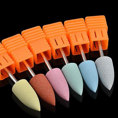 China Professional Nail Art Polisher Silicone Drill Bits Brush Nail Drill Bit Cleaning Brush for Electric Manicure Smoothing Polishing Nail Art Tools for sale