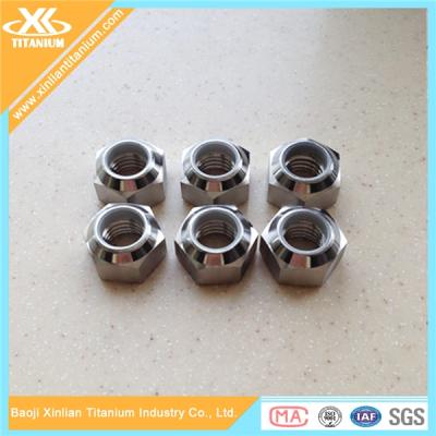 China China Titanium Prevailing Torque Type Hexagon Nuts With Nylon Insert for sale