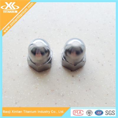 China China DIN1587 Titanium Hexagon Domed Cap Nuts for sale