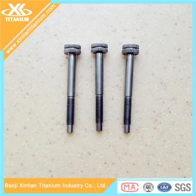 China Gr5 knurling head titanium screws and bolts for sale