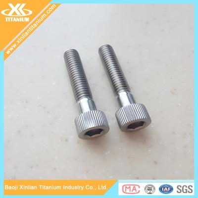 China M6 Alloy Titanium Hex Socket Knurled Head Screws For Sale for sale