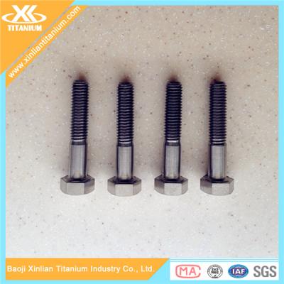 China Best Price For Gr5 M6 DIN931 Titanium Hex Head Bolts for sale