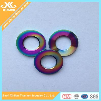 China Factory Price For Colorful Gr5 Titanium Flat Washer for sale