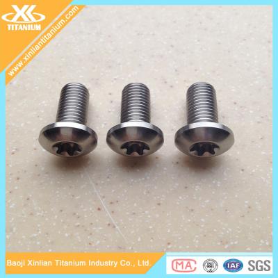 China Pricision Pure Titanium And Titanium Alloy Brake Rotor Bolts for sale