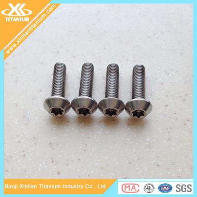 China Gr5 M8 Button Head Titanium Bicycle Screws for sale