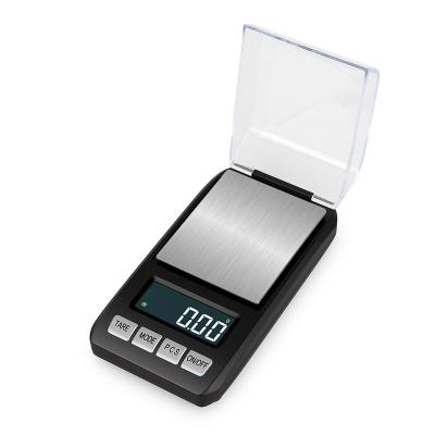 China ABS Electronic Digital Scales LCD Display Jewelry Diamond Digital Pocket Scale Weighing Milligram Scale for sale