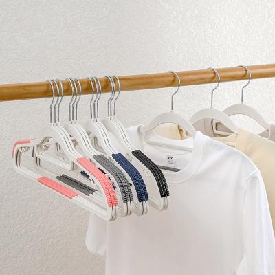 China Eco-friendly Hanger Factory Direct Sale Tank Top Hanger For Closet Dry Cleaners Non Slip Plastic Hangers for sale