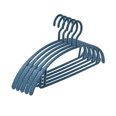 China Hot Selling Nordic Style Eco-friendly Multifunctional Clothes Hanger Ultra Lightly Non Slip Plastic Semicircular Adult Hanger for sale