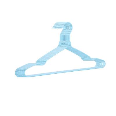 China Newest Non Hanger Slipcoated Hangers High Quality Eco-friendly Supermarket Metal Hangers for sale