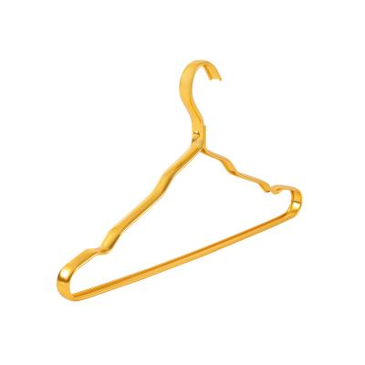 China Eco-friendly Hanger Customize Width And Thickness Household Clothes Non-trace Aluminum Alloy Hanging Hanger for sale