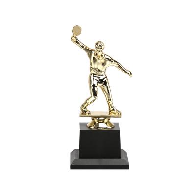 China New Europe action figure ping pong table tennis sports awards trophy for sale