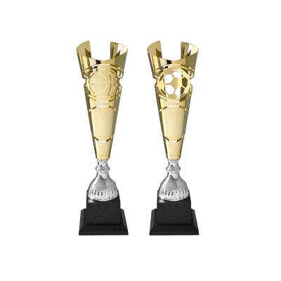 China High Quality Manufacturer Basketball Metal Trophy Sports And Games Professional Soccer Cup Trophy for sale