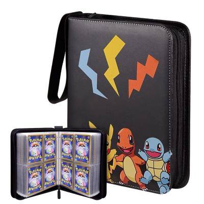 China Trading Card Holder Trading Card Binding The New Sheath The Custom Pocket Card Pocket Pokemon Zipper Game Card Carrying Carrying Collection 4 for sale