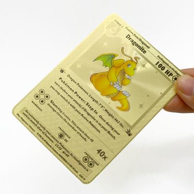 China Pikachu 100 Charizard Official TCG TCC Shadowless Playing Cards Gift Certificate / Game / Poker Custom Shiny Edition Trade Card / Collector Pocket / Souvenir etc. of 1st for sale