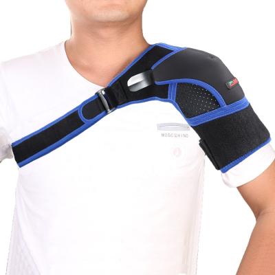 China High Compression Shoulder Brace Adjustable Shoulder Support Gym Belt Shoulder Back Arm Support for sale