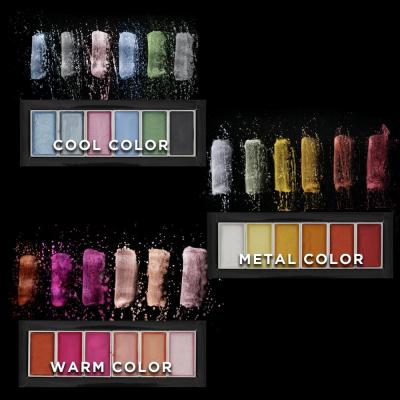 China 2019 Hot Selling Amazon 6 Color Watercolor Metallic Neon Paint Set 3 Kinds Of Color Set 19.1CM*7.5CM*1.5CM for sale