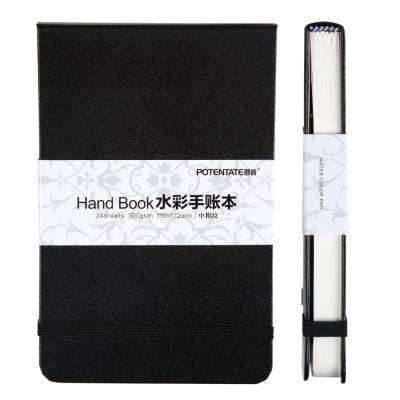 China POTENTAT 300gsm 24 Leaves Watercolor Pad Sketch Stationery Notebook for Marker Drawing Sketch Supplies Watercolor Pad for sale