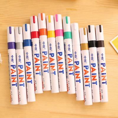 China 2018 Amazon Hot Selling 12 Colors Acrylic Paint Pens Oil Based Ink Markers With Custom Packing SP-110 for sale