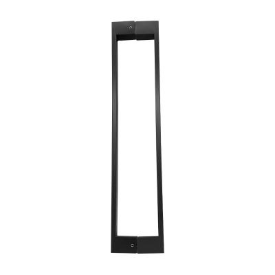 China New style simple matte black stainless steel 201 304 sliding shower glass door pull handle en venta