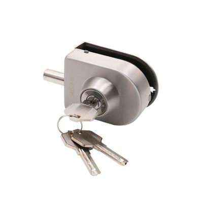 China Hot Selling Mirror Stainless Steel Spherical Door Lock Frameless Glass Doors Lock for sale