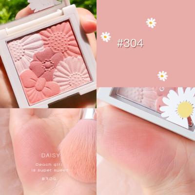 China Wholesale Custom Cosmetic ODM OEM Waterproof New Products 6 Color Cream Rose Blush No LOGO Palette Private Label for sale