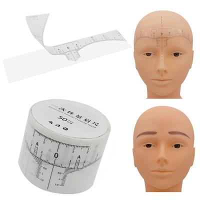 China Daily Life Use New Disposable Permanent Makeup 50pcs/roll Permanent Eyebrow Ruler Microblading Precise Training Tools for sale