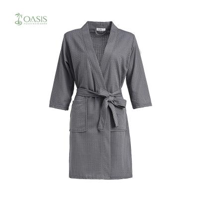 China 2021 Luxury ICE OASIS cotton fleece long silk satin custom made indoor unisex breathable comfortable wholesale lace luxury bathrobe for sale