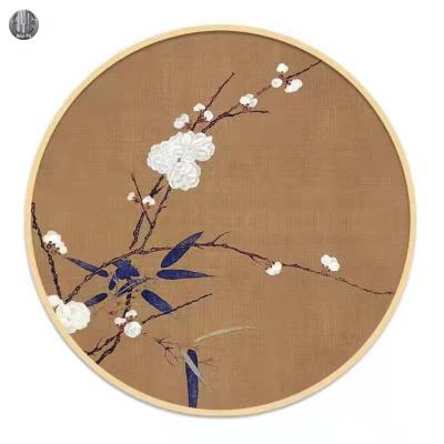 China Bamboo Shade Japanese Style Drapery Shabby Chic Printed Handmade Curtains for sale