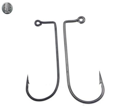 China 50PCS/lot Aberdeen Fishhook Wedge High Carbon Steel Leg Bent Saltwater Jig Hooks 90 Degree Jig Fishhook for sale