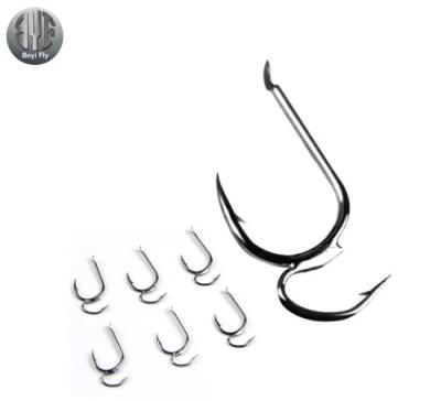 China 10pcs/lot Double Fishhook Carbon Steel Fishhook Carp Hook Sharp Anzuelos Mustad Anzol Olta Kanca Goods For Fishing for sale