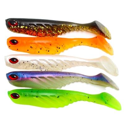 China 3d Artificial Bait Eyes Wave Shad To Lure Soft Shad Fishing Lures BYF98686 for sale