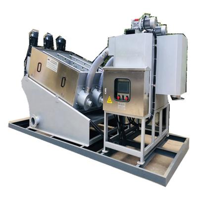 China Energy-saving waste water treatment machine sludge dehydrator volute screw press machine for waste water treatment for sale