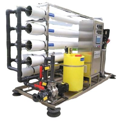 China Hotels Spill Drinking Desalination Commercial Unit Osmosis RO Salt Water Desalination Equipment System for sale