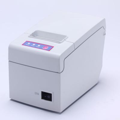 China High Efficiency White Desktop Thermal Printer BT Wireless Receipt Printer for sale