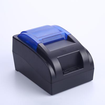 China Desktop Black Low Noise Smart Printer High Quality 58mm Thermal Receipt Printer With USB for sale