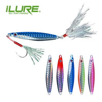 China ILURE Metal Fishing Jig Lure Jigs Wholesale High Quality Lure Fishing Jigs for sale