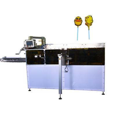 China Envasadora Piruletas 7 Servo Motors Latest Design Lollipop Foil Flat Wrapping Machine For Vivid Form Of Chocolate for sale