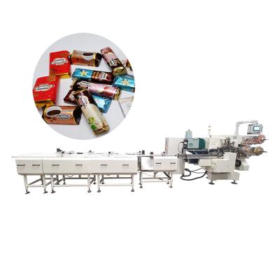 China Snack Factory JMZ-400 Mesin Pengemas Coklat Chocolate Bar Packing Machine Wrapping Wrapping Machine for sale