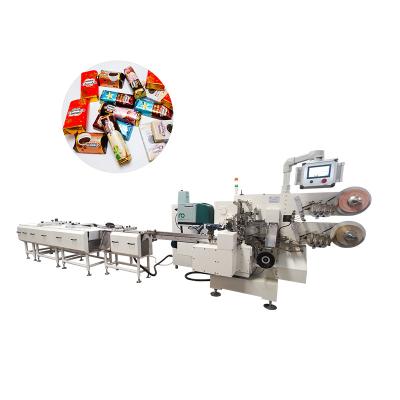 China OEM JMZ-400 Mesin Aluminum Foil Folding Packing Machine Chocolate High Speed ​​Wrapping Packing Machine for sale