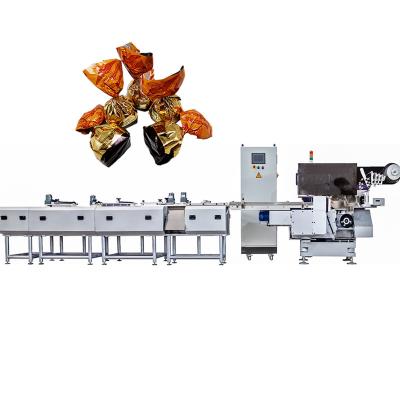 China Wholesale Food Chocolate Twist Wrapping Machine Candy Wrapping Machine Single Top Chocolate Packaging Machine for sale