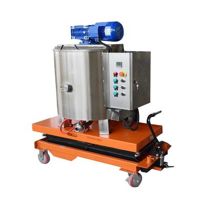 China Snack Factory Wholesale Feeding System Hot Chocolate Mixer Storage Tank for sale