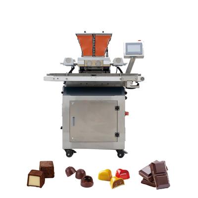 China 4 Servo Motors Drive Pulled Automatic Chocolate Depositor Wholesale Moullding Chocolate Making Machine for sale