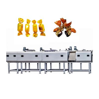 China 380V/50Hz/3P Food Wrapping Chocolate Sorting Machine Sorting Small Packing Machine For Small Business Low Cost for sale